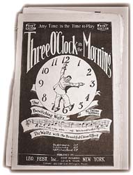 Barkdull music of "Three O'clock in the Morning
