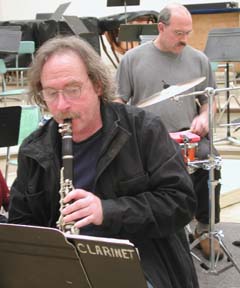 clarinetist and drummer
